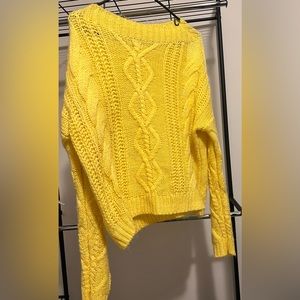 Yellow sweater